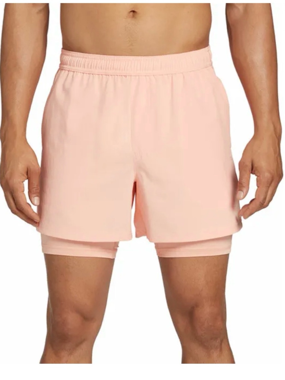 2 for $20 sale: DSG light orange athletic shorts with long compression shorts